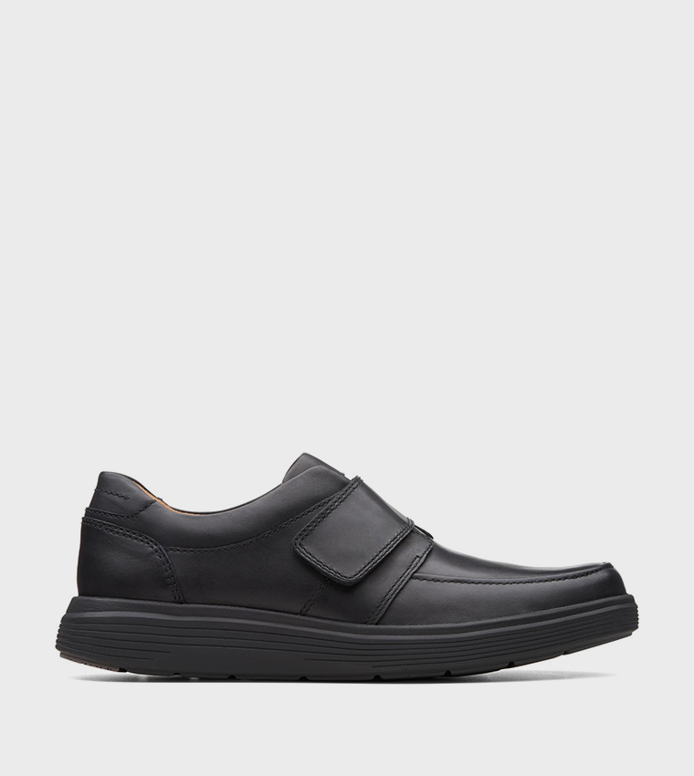 Un Abode Strap Velcro Closure Slip-On Shoes
