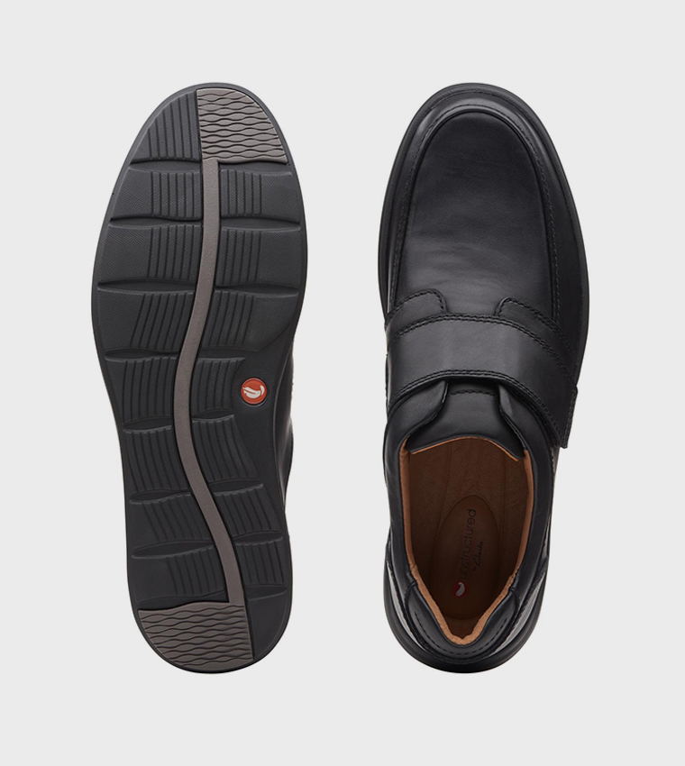 Un Abode Strap Velcro Closure Slip-On Shoes