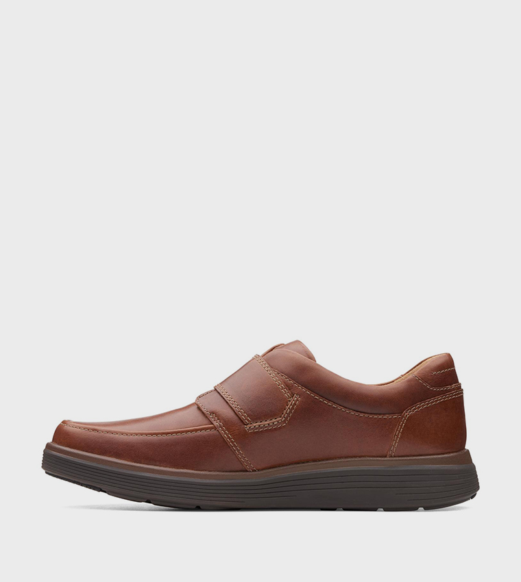 Un Abode Strap Velcro Closure Slip-On Shoes