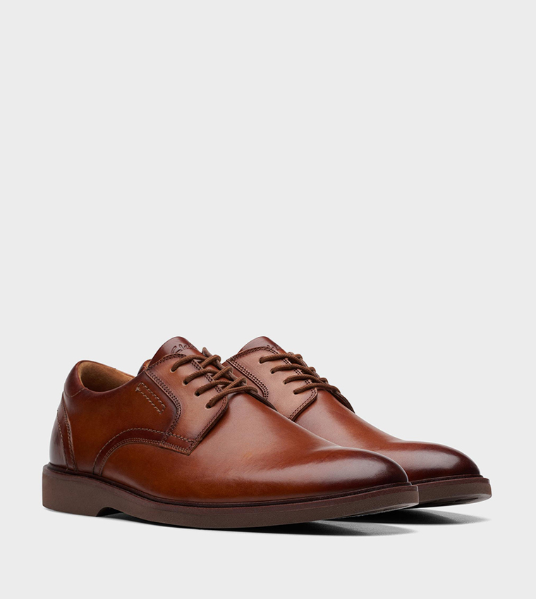 Buy Clarks Malwood Lace Up Deby Shoes In Brown | 6thStreet Saudi Arabia