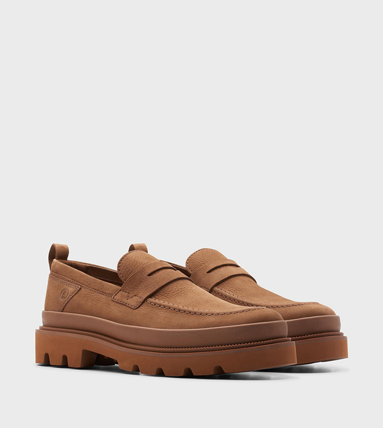 Badell Step Textured Chunky Loafers