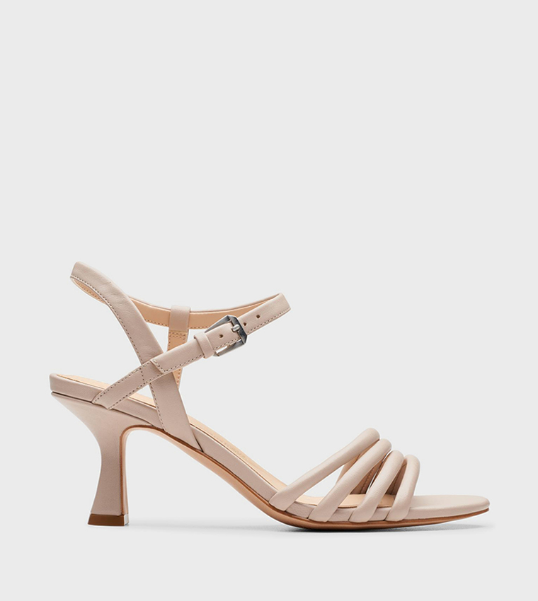 Buy Clarks AMALI MAY Open Toe Heel Sandals In Beige 6thStreet Saudi Arabia