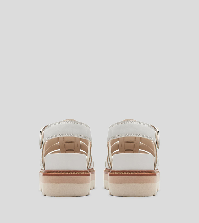 ORIANNA TWIST Open Toe Platform Sandals