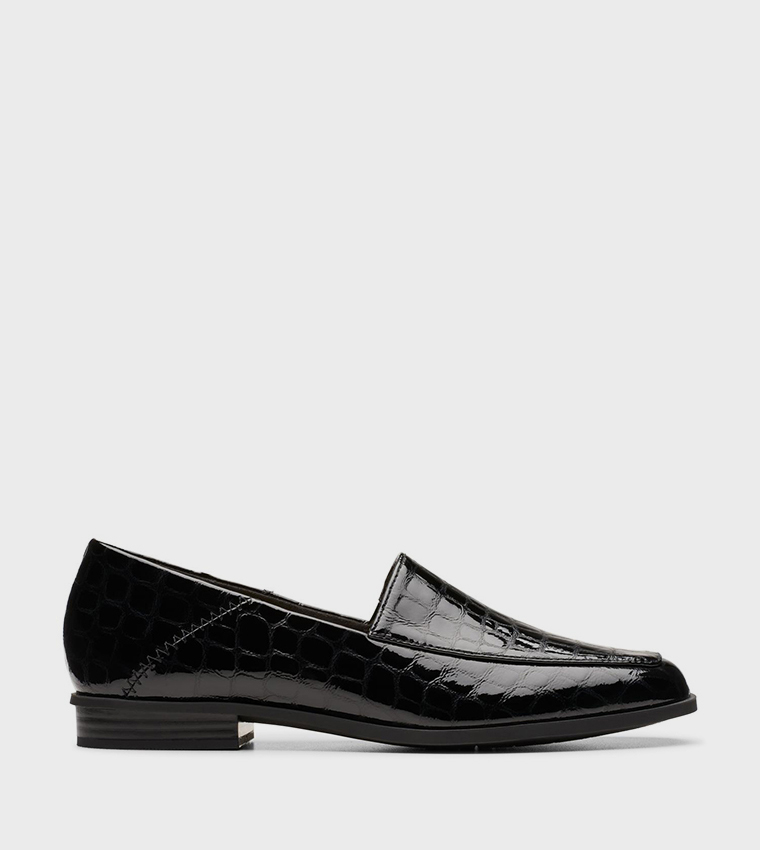 SARAFYNA FREVA Textured Slip-On Loafers