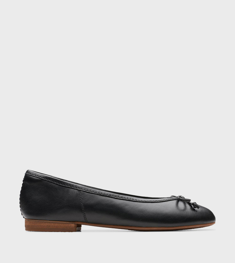 FAWNA LILY Bow Detail Slip-On Ballerinas