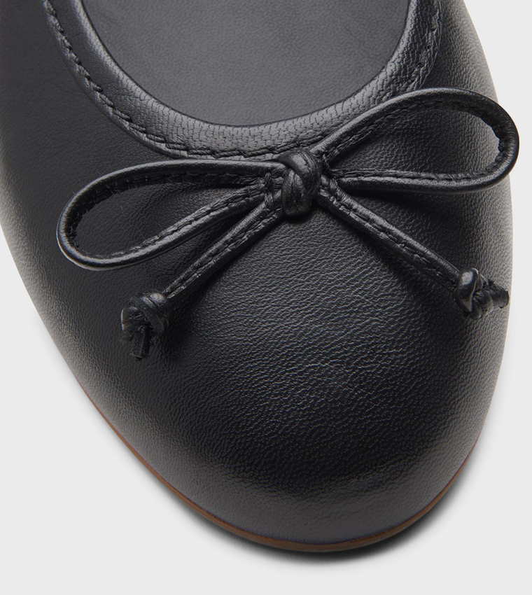 FAWNA LILY Bow Detail Slip-On Ballerinas