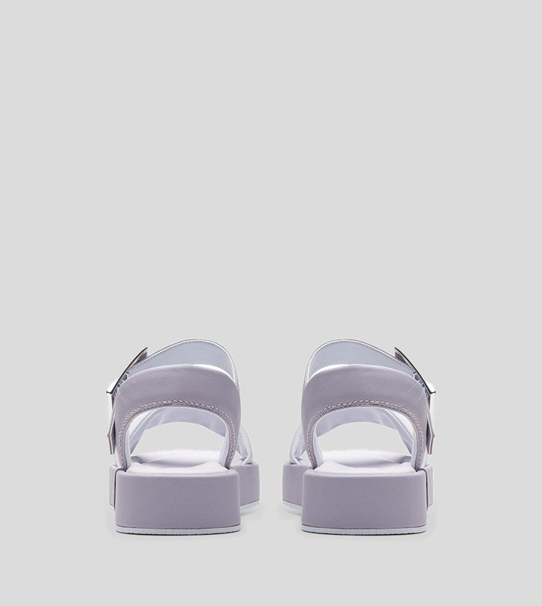 ALDA STRAP Buckle Closure Strap Platform Sandals