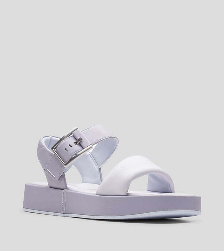 ALDA STRAP Buckle Closure Strap Platform Sandals