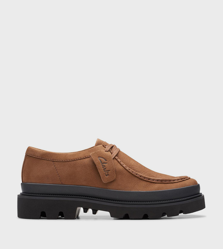 Badell Seam Suede Lace-Up Shoes
