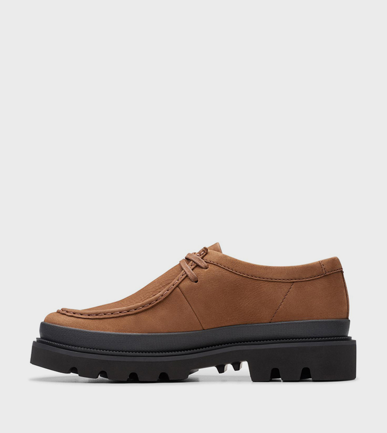 Badell Seam Suede Lace-Up Shoes