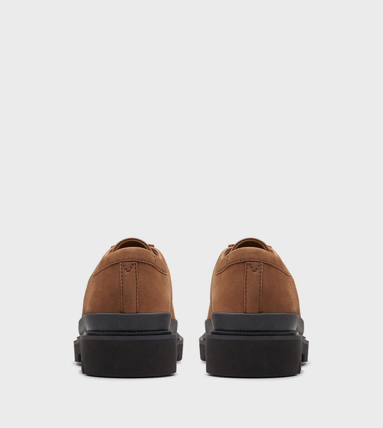 Badell Seam Suede Lace-Up Shoes