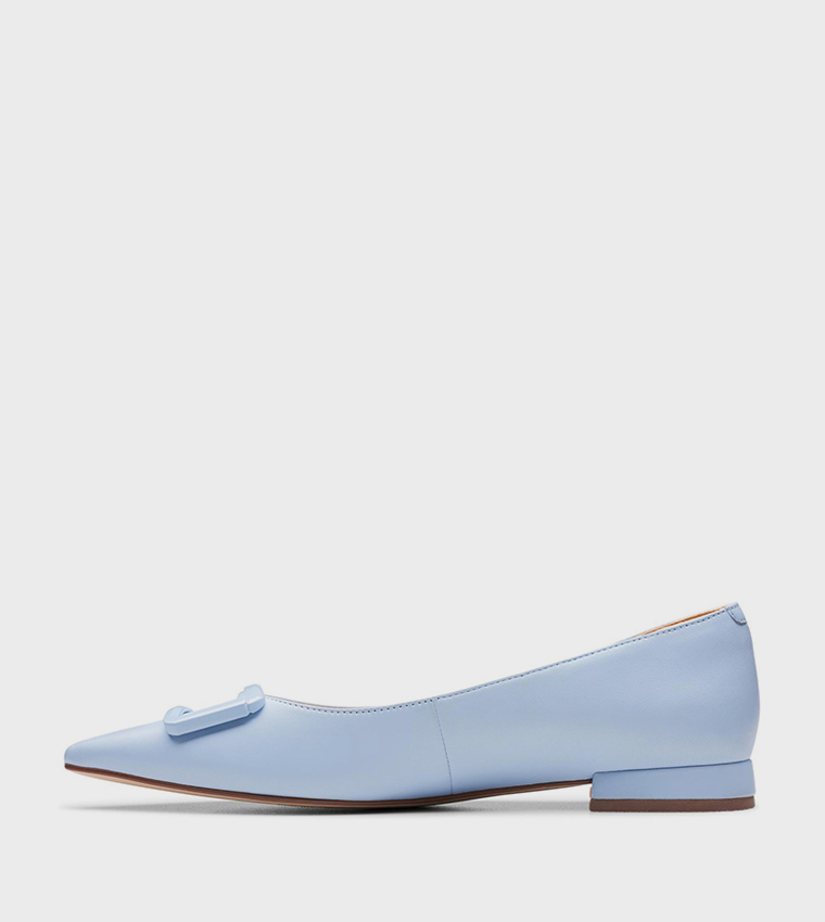 SENSA15 LUX Metal Accent Slip-On Ballerinas