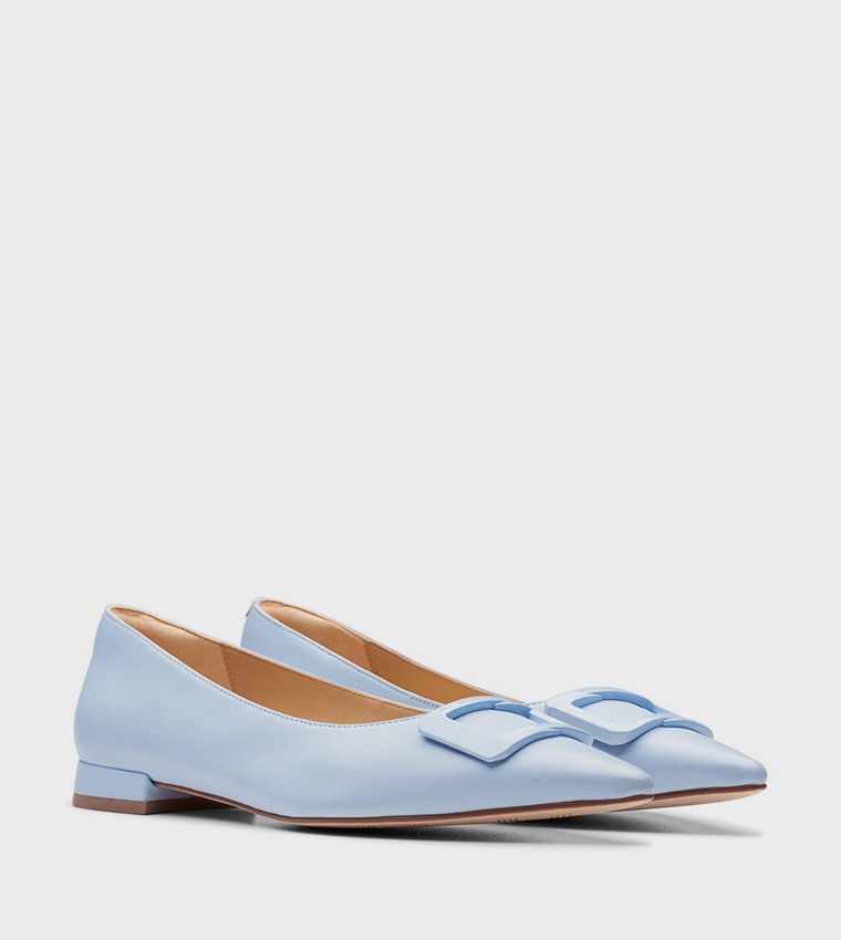 SENSA15 LUX Metal Accent Slip-On Ballerinas