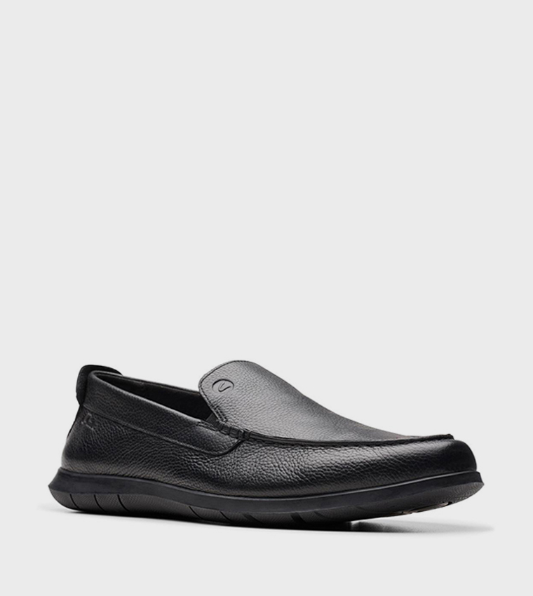 Flexway Step Textured Round Toe Slip-On Shoes
