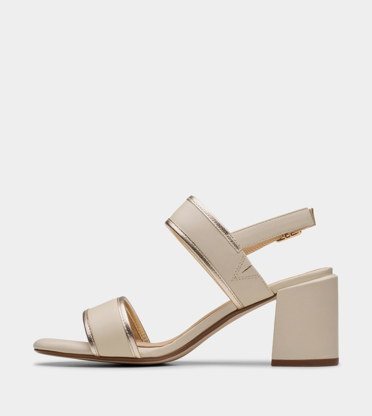 EZORIA Slingback Block Heel Sandals