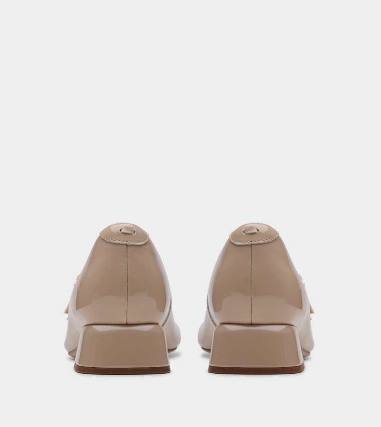 DAISS30 SHINE Buckle Detail Mary Jane Pumps