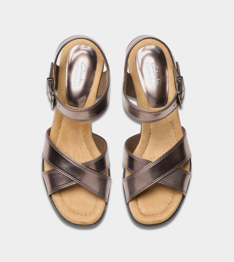 EMMALAE IRIS Ankle Strap Wedges