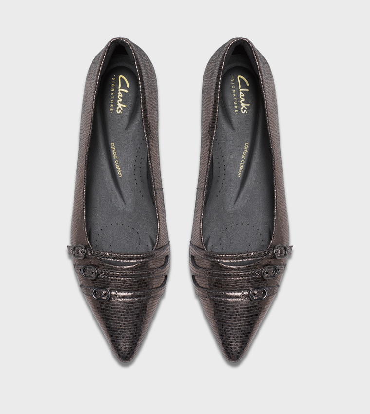 SENSA15 STRAP Pointed Toe Ballerinas