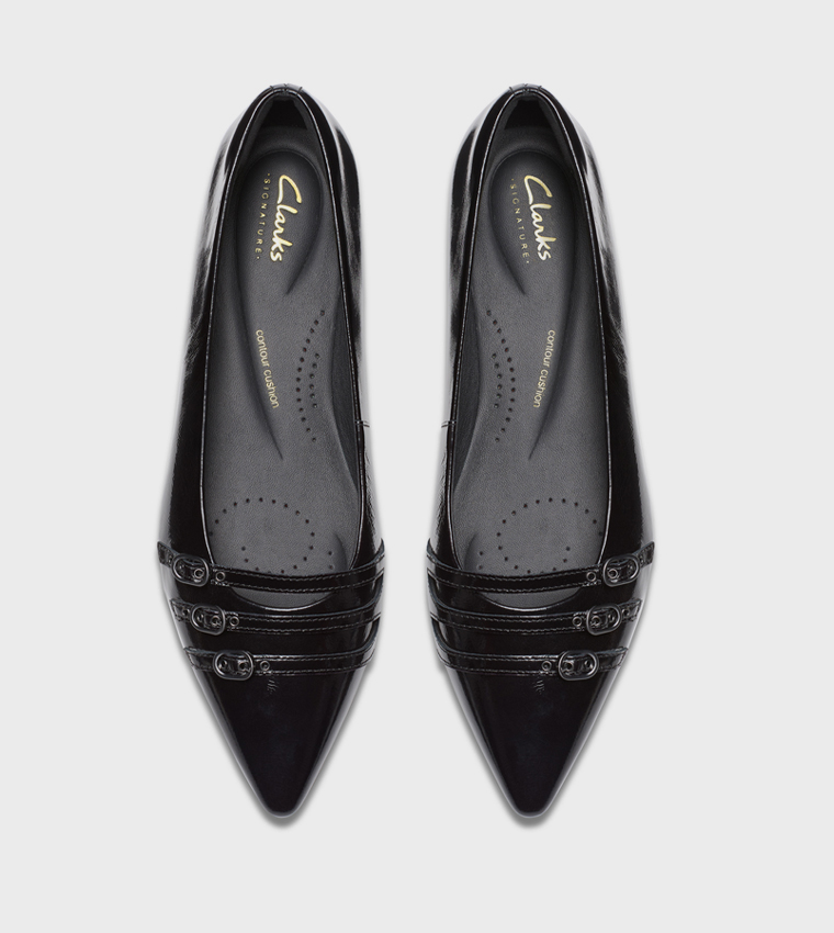 SENSA15 STRAP Pointed Toe Ballerinas