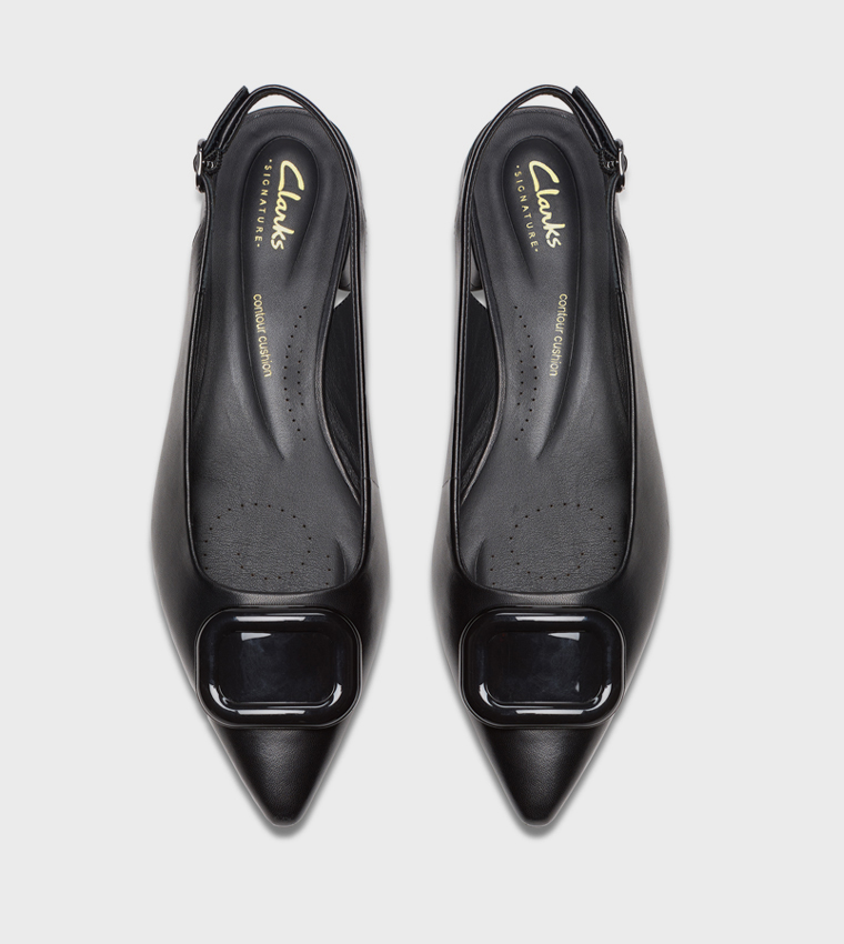 SENSA15 TRIM Textured Slingback Flats