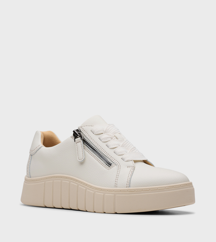 MYKAH JOY Textured Low-Top Sneakers