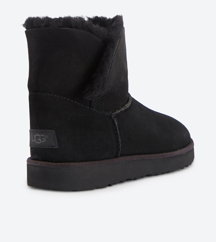 Buy Ugg Classic Cuff Mini Boots Black CLASSIC CUFF MINI In Black ...