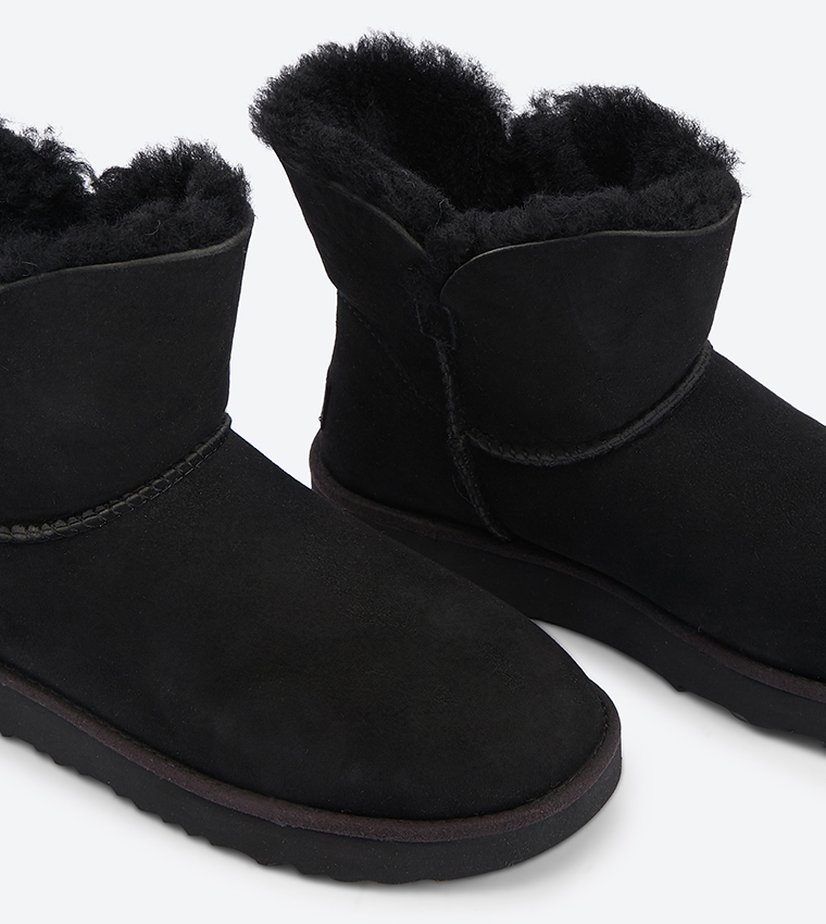 Buy Ugg Classic Cuff Mini Boots Black CLASSIC CUFF MINI In Black ...