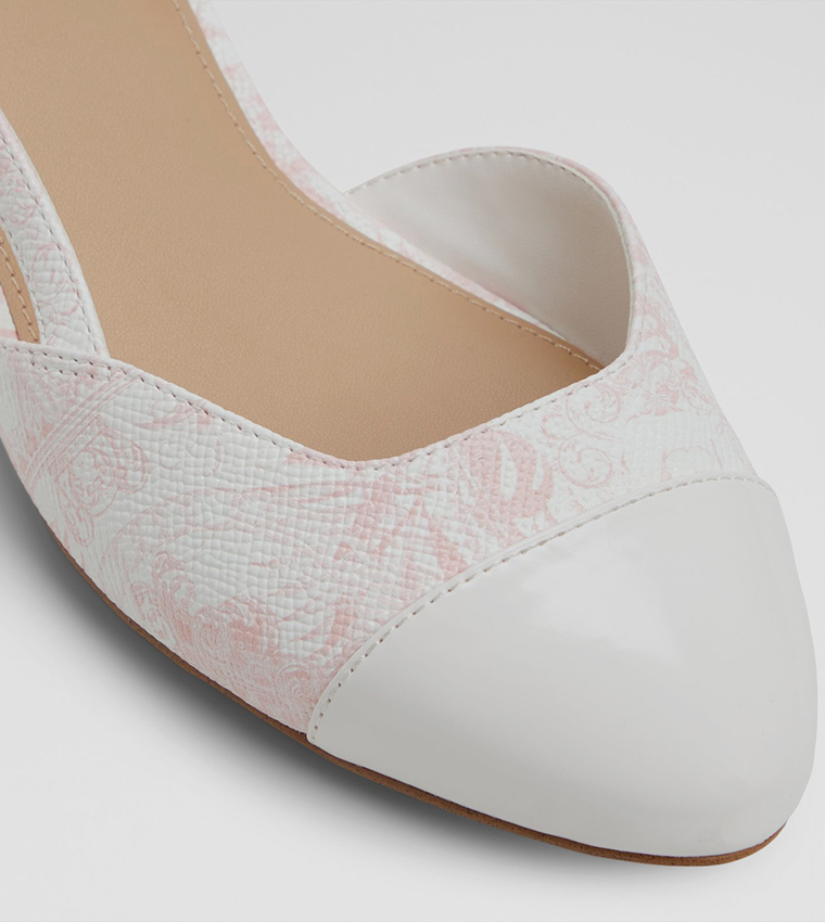 CLEMENTINNE Cap Toe Mule Pumps