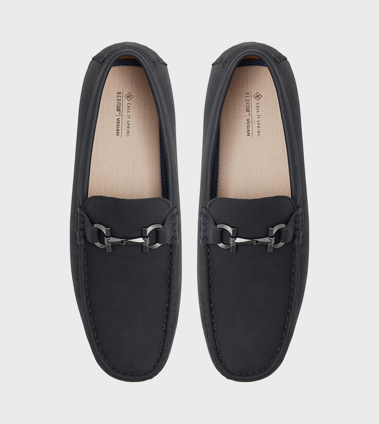 Buy Call It Spring CLIFFORD Accessory Detail Moccasins In Black 6thStreet Bahrain