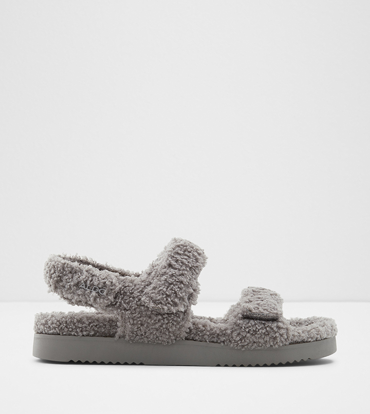 Buy Aldo Cloud Flat Sandals In Gray 6thStreet UAE