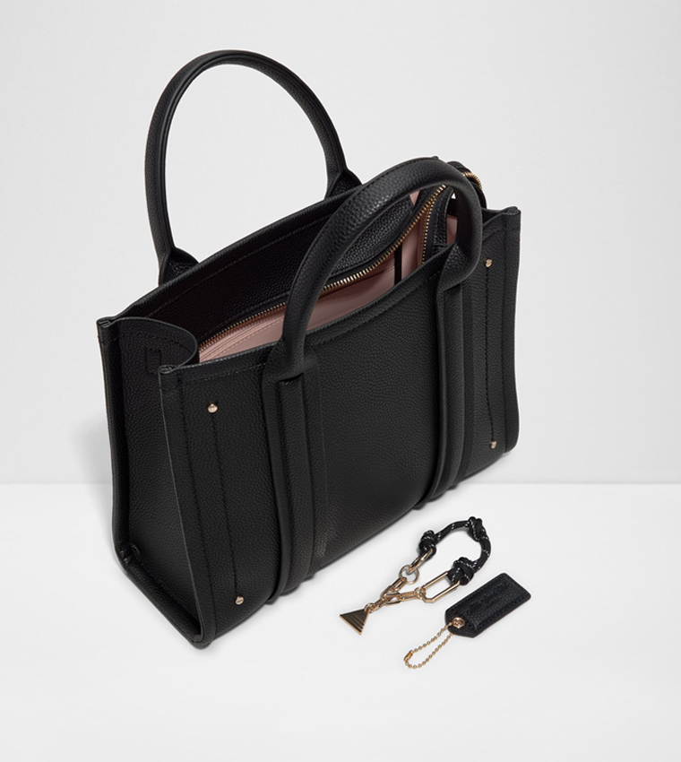 CLUBGLOW Textured Satchel Bag