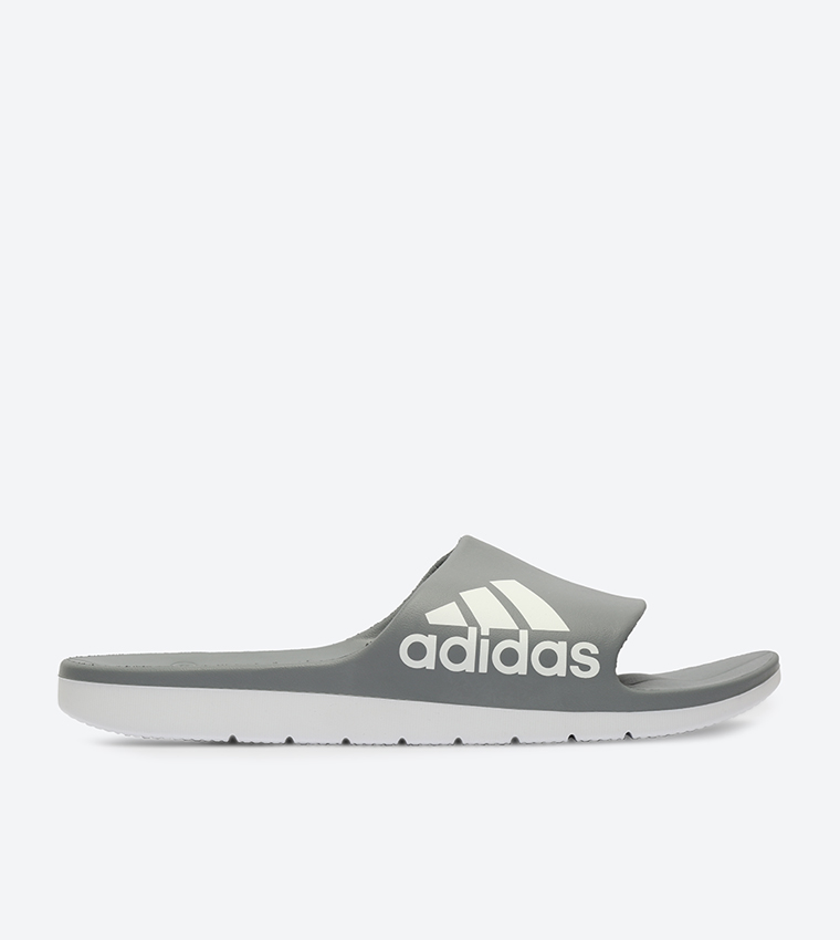 Buy Adidas Aqualette Cloudfoam Slides Grey CM7930 In Grey 6thStreet Kuwait