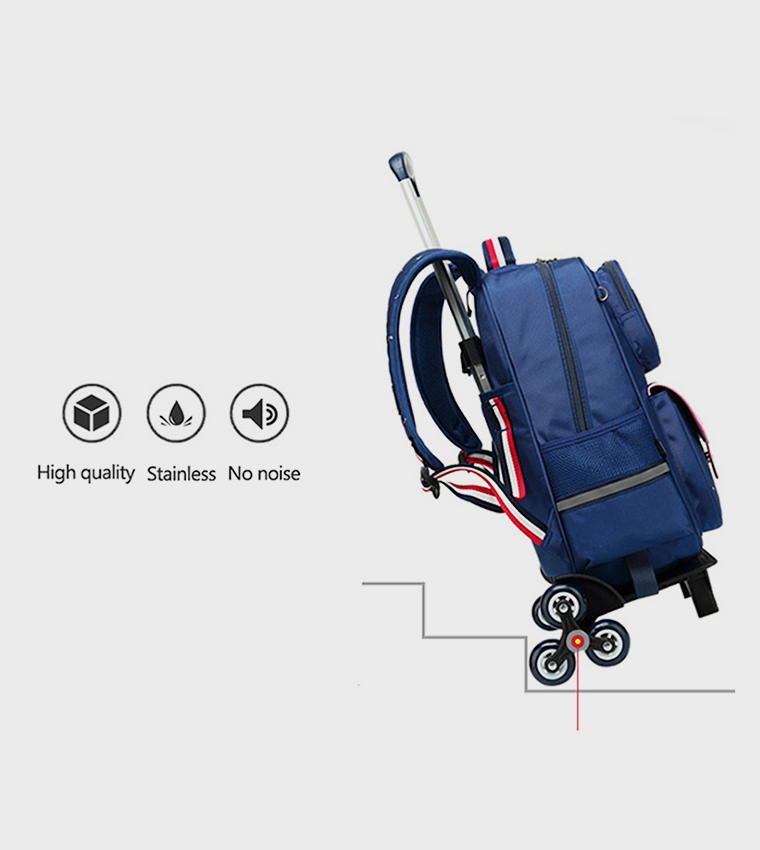 Dino Backpack with Universal Trolley and Pencil Case