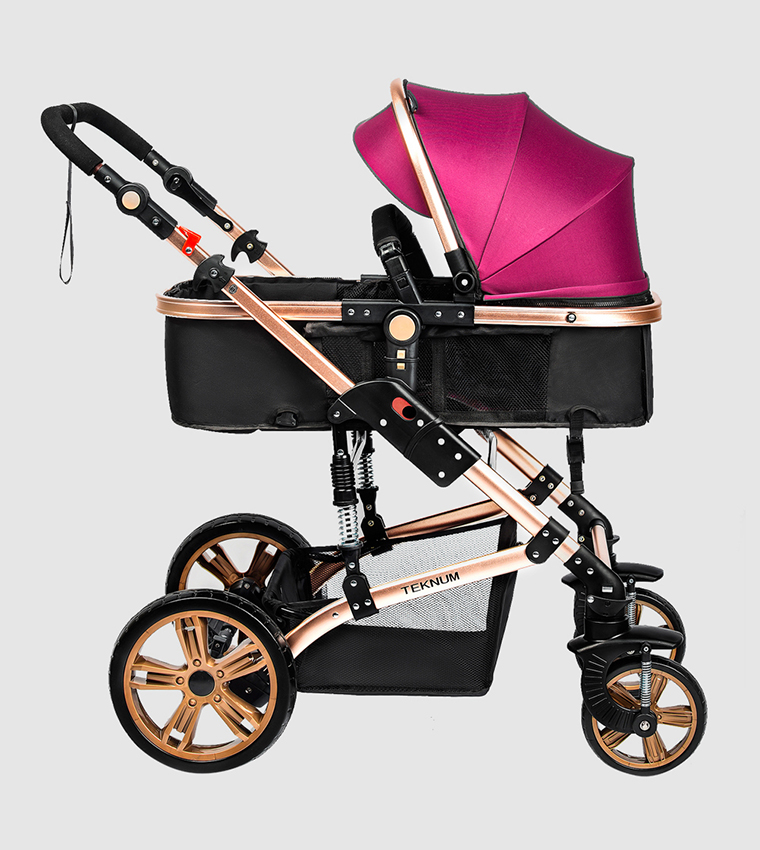 3-in-1 Pram Stroller + Infant Car Seat