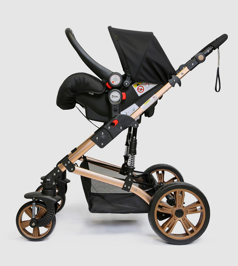 3-in-1 Pram Stroller + Infant Car Seat