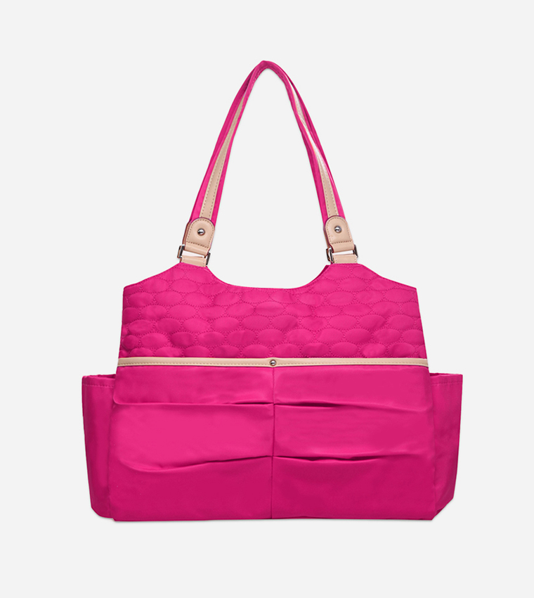 3 In 1 Pram Stroller with Fashion Diaper Tote Bag