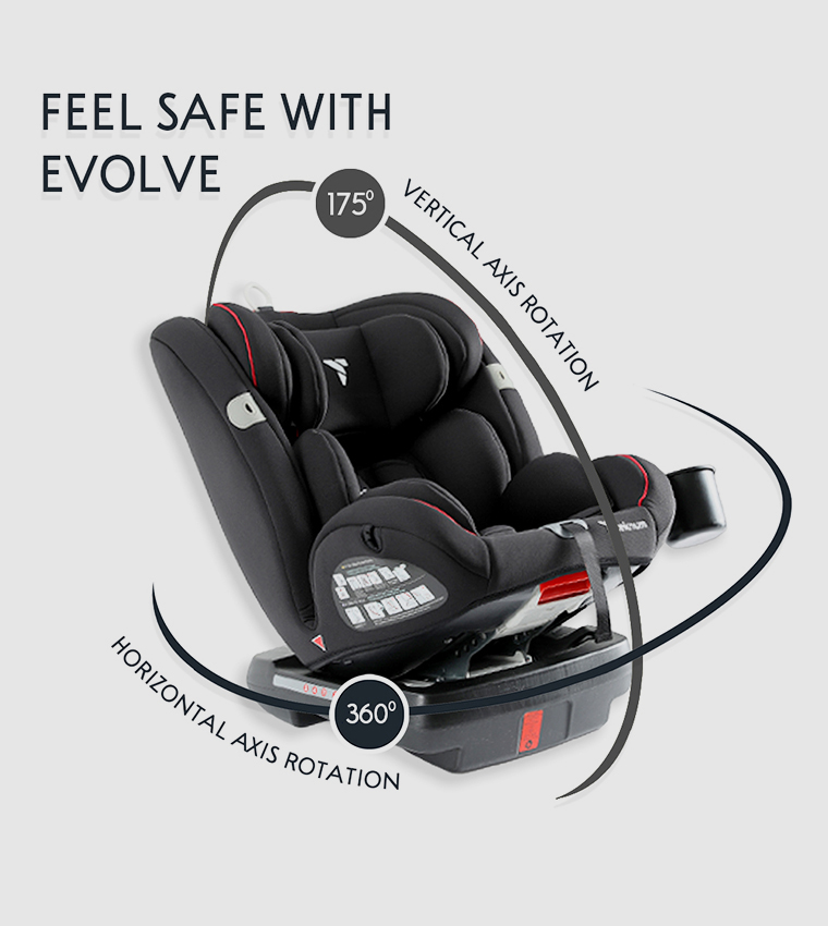 Evolve 360 Car Seat with Fashion Diaper Bag
