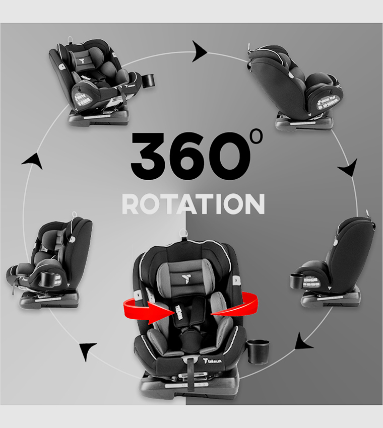 Evolve 360 Car Seat with Fashion Diaper Bag