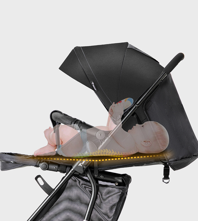 Stroller with Rocker and Diaper Tote Bag Set