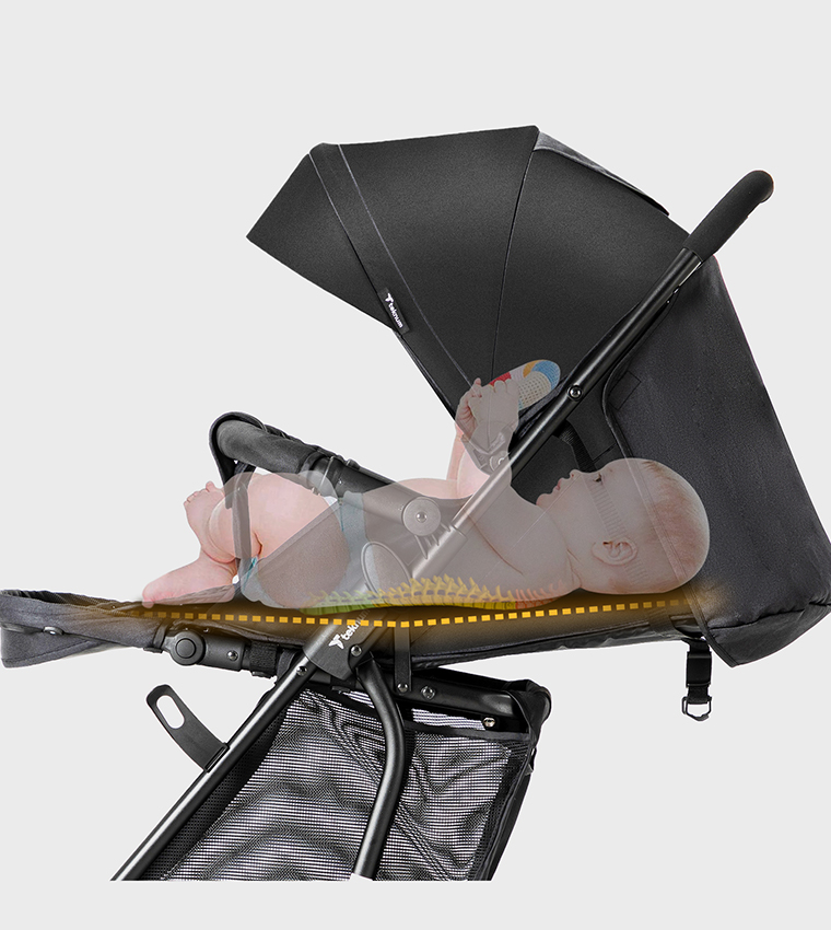 Stroller with Rocker and Diaper Tote Bag Set