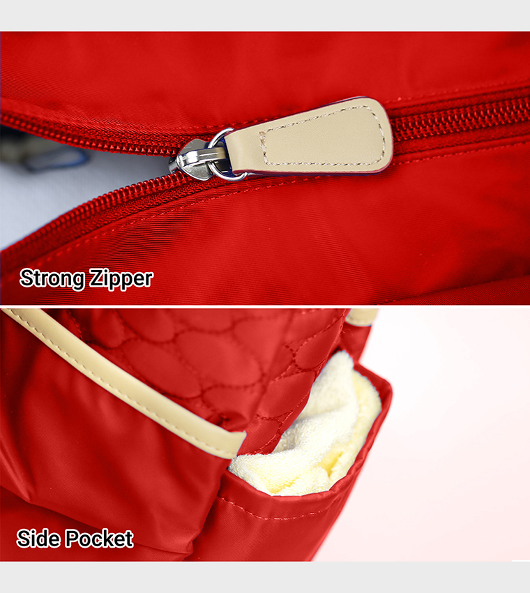 Stroller with Rocker and Diaper Tote Bag Set