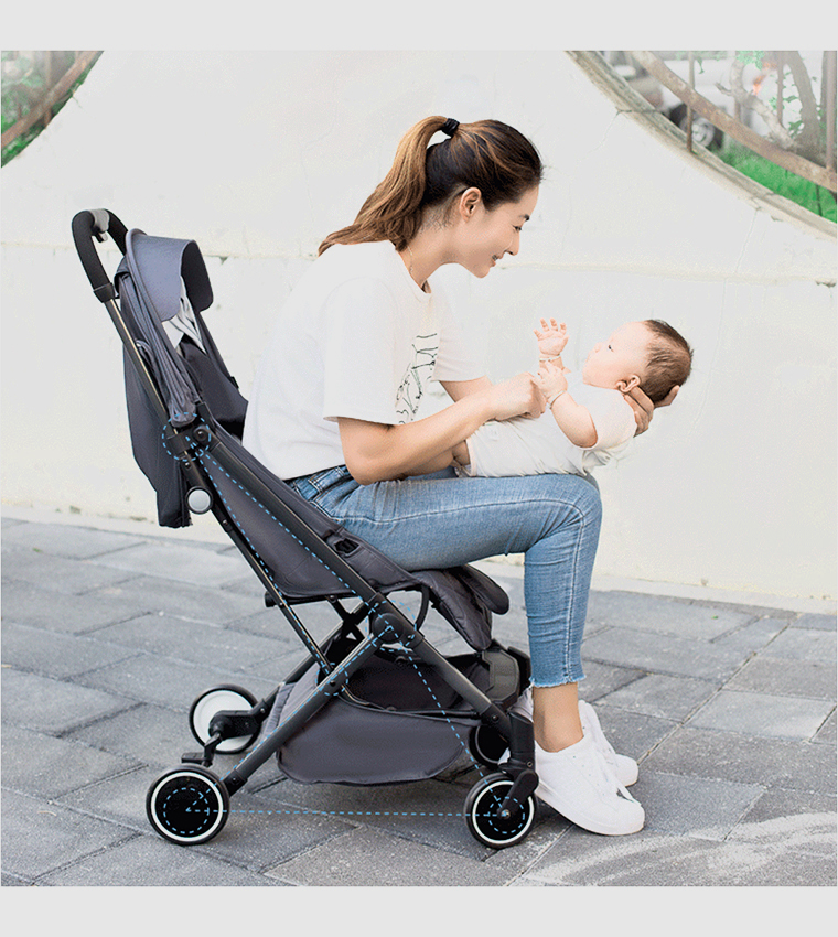 Travel Lite Stroller - SLD By with Styler Fashion Diaper Bag