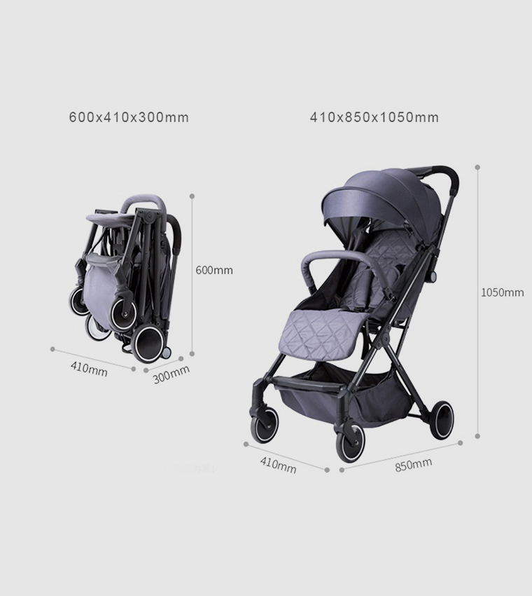 Travel Lite Stroller - SLD By with Styler Fashion Diaper Bag