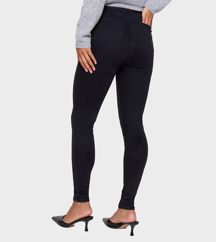 Washed Disco Skinny Fit Jeans