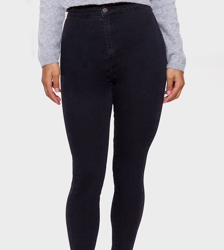 Washed Disco Skinny Fit Jeans