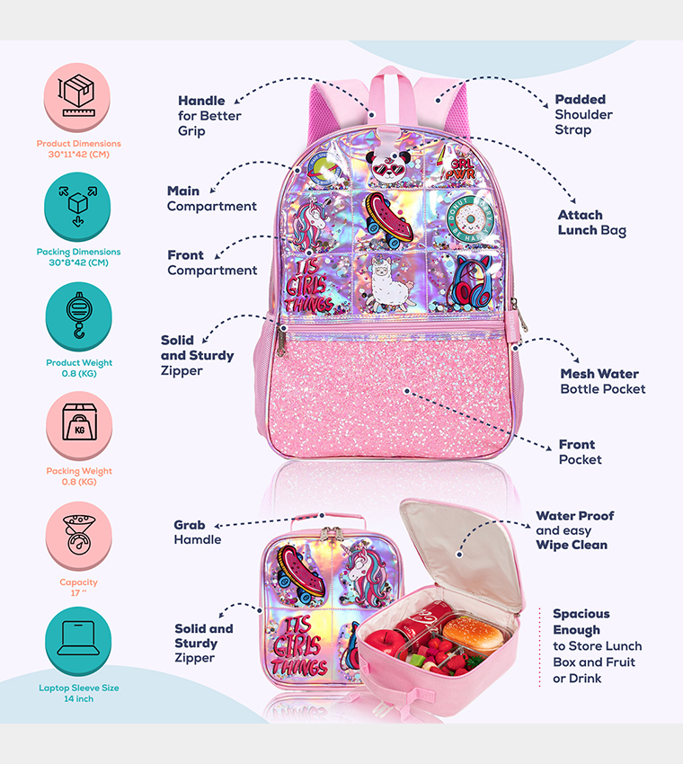 Girl Power Back to School Combo (Set of 4)