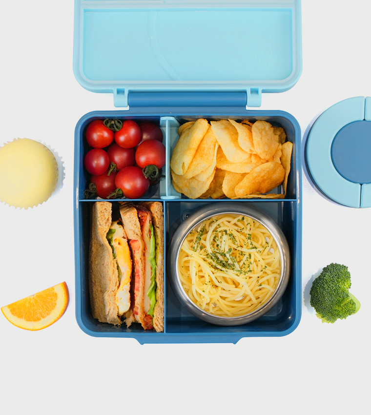 Jumbo Bento Lunch Box, Food Jar, Cutlery Set with Lunch Bag