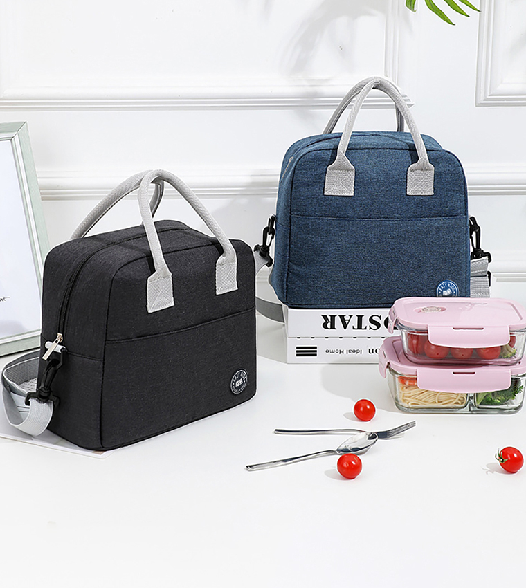 Jumbo Bento Lunch Box, Food Jar, Cutlery Set with Lunch Bag
