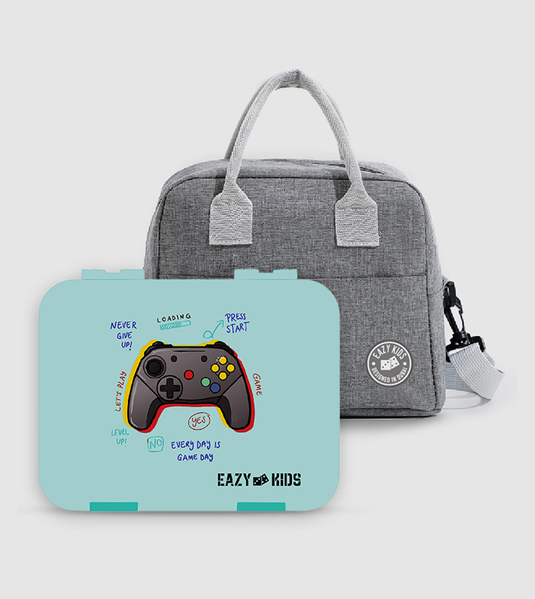 Play Station Bento Lunch Box with Lunch Bag