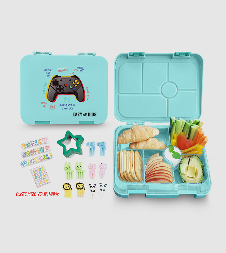 Play Station Bento Lunch Box with Lunch Bag